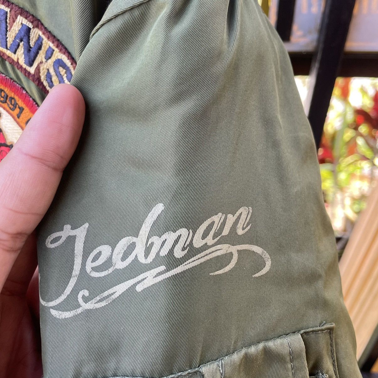 Tedman 🔥🇯🇵Type 1 MA Tedman Company Sun Faded Bomber Light Jacket Size US L / EU 52-54 / 3 - 12 Thumbnail