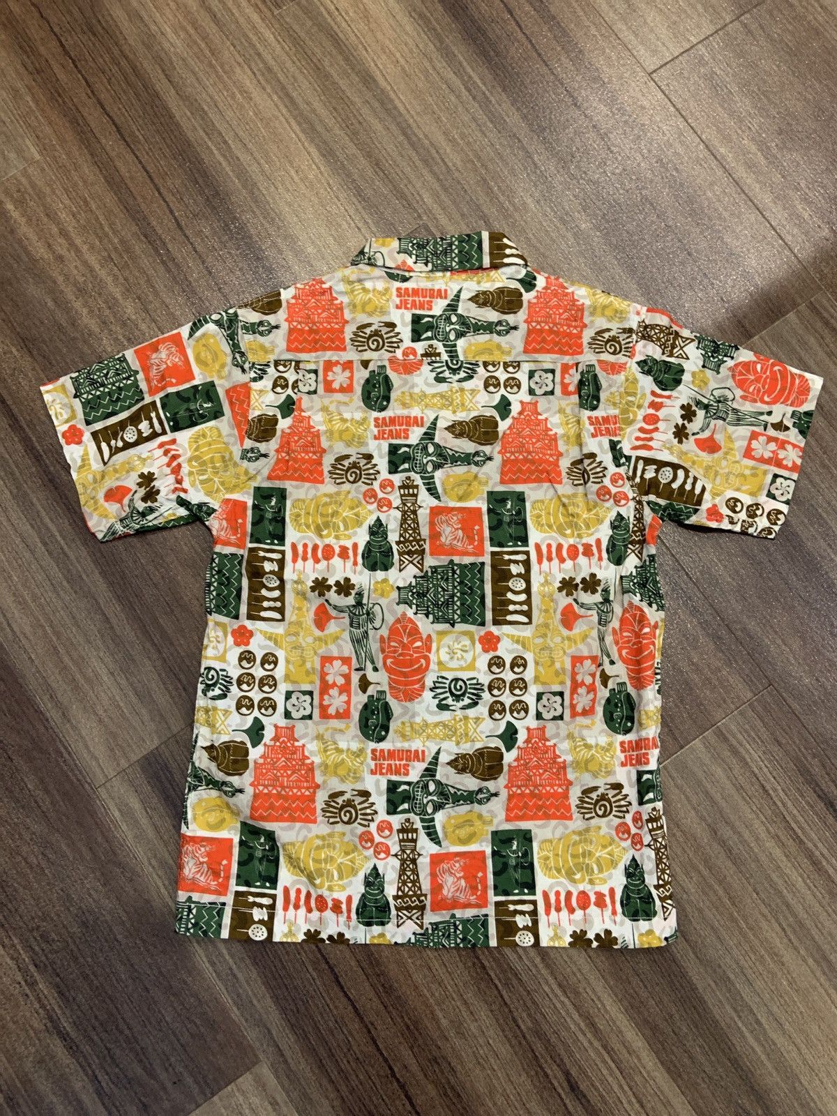 Samurai Jeans SAMURAI JEANS Osaka Hawaiian shirt Size US L / EU 52-54 / 3 - 3 Thumbnail