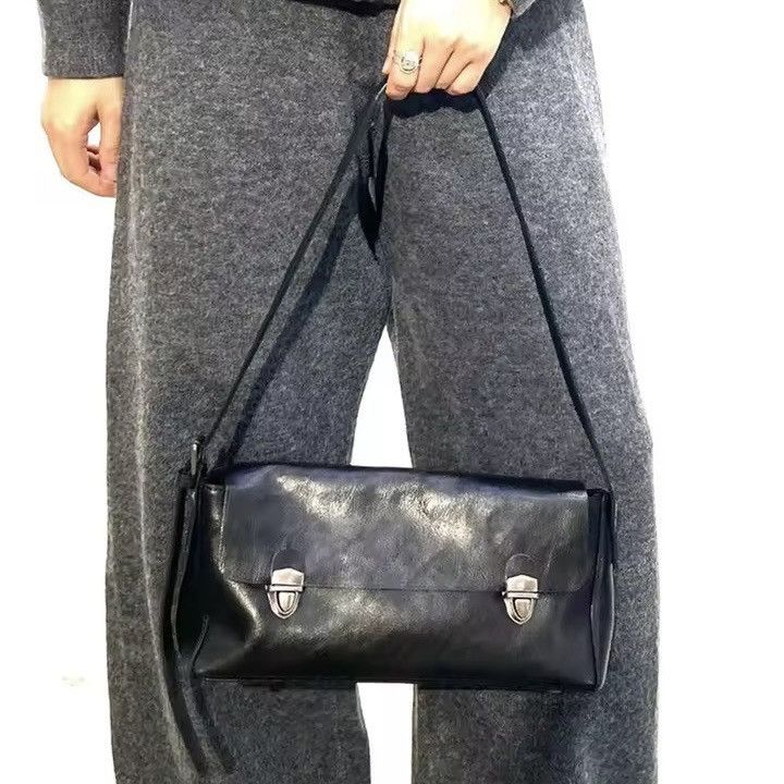 Genuine Leather Natural Leather Crossbody Bag Size ONE SIZE - 6 Thumbnail