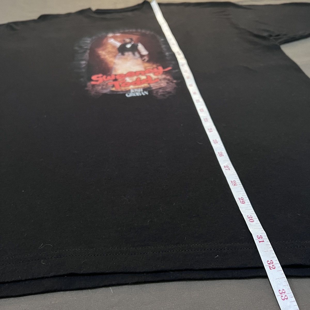 Expert Horror Sweeney Todd Josh Groban Broadway Promo Tee 2XL Size US XXL / EU 58 / 5 - 7 Thumbnail