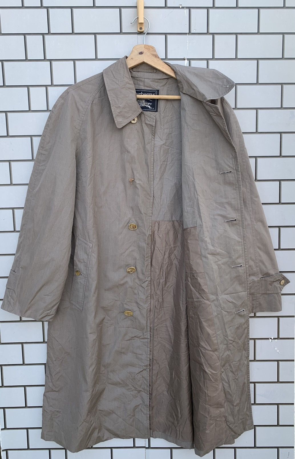 Burberry Vintage Burberrys Trench Coat Jacket Size US M / EU 48-50 / 2 - 2 Thumbnail