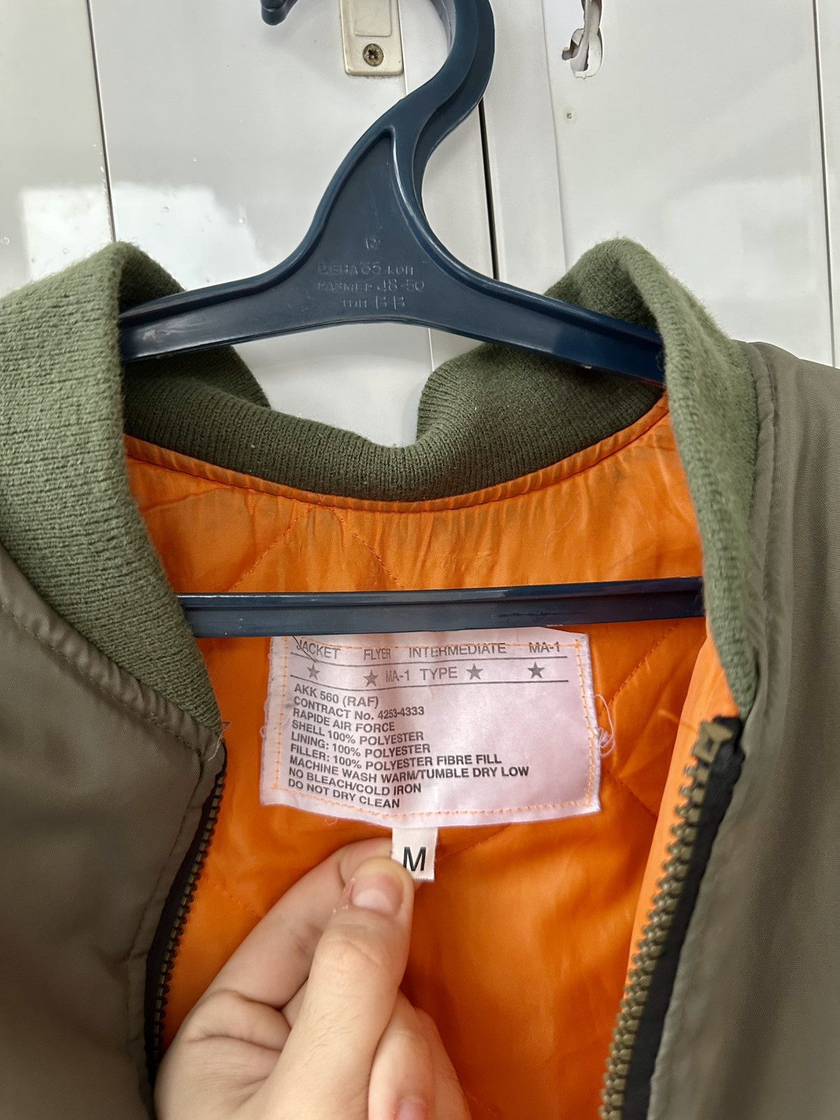 Other Vintage MA-1 Bomber Jacket Military Air Force Size US M / EU 48-50 / 2 - 13 Thumbnail