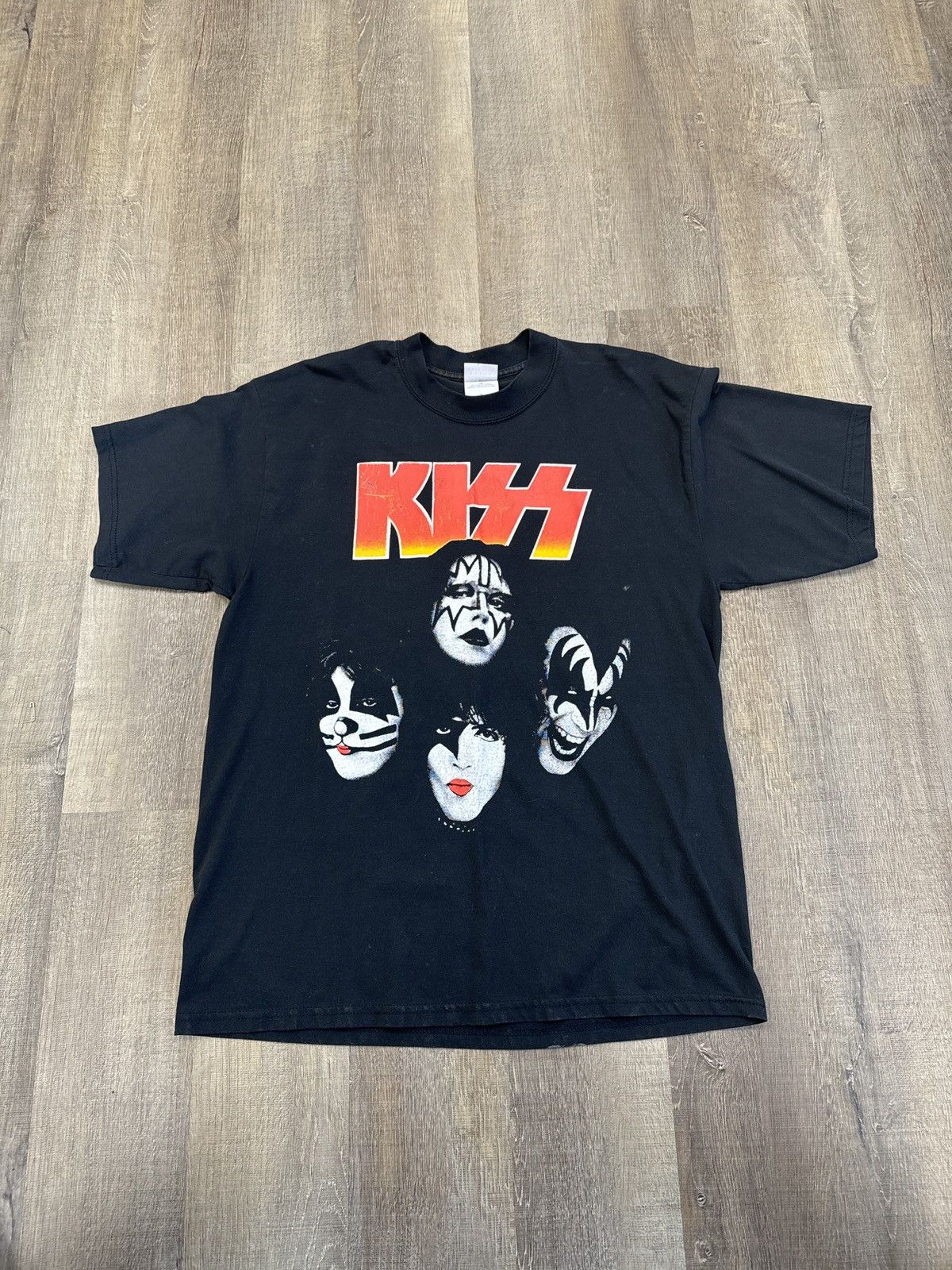 Band Tees × KISS × Vintage Vintage Kiss Band T Shirt Size US XL / EU 56 / 4 - 1 Thumbnail