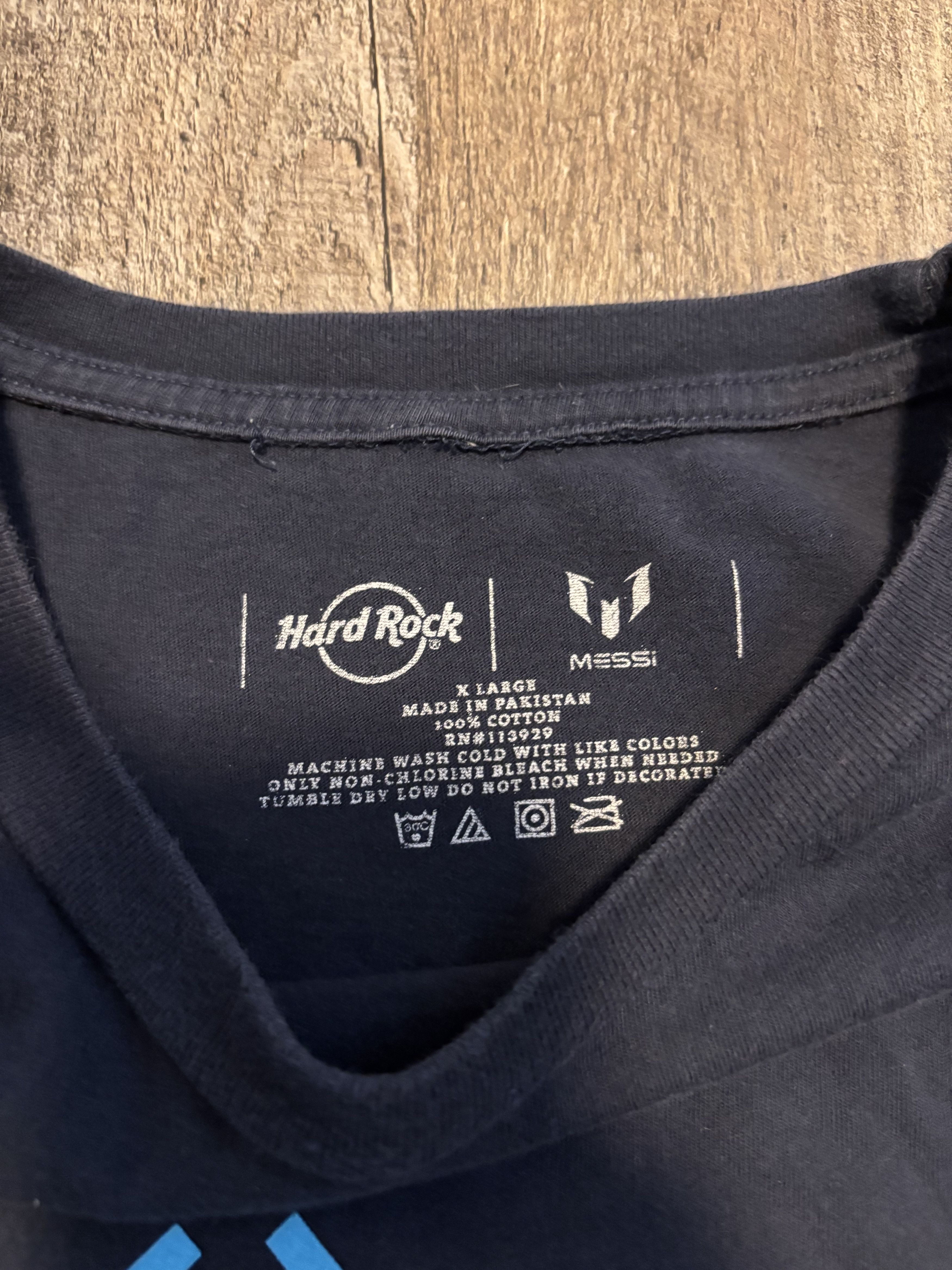 Hard Rock Cafe Lionel Messi x Hard Rock Tee Shirt Size US XL / EU 56 / 4 - 2 Thumbnail