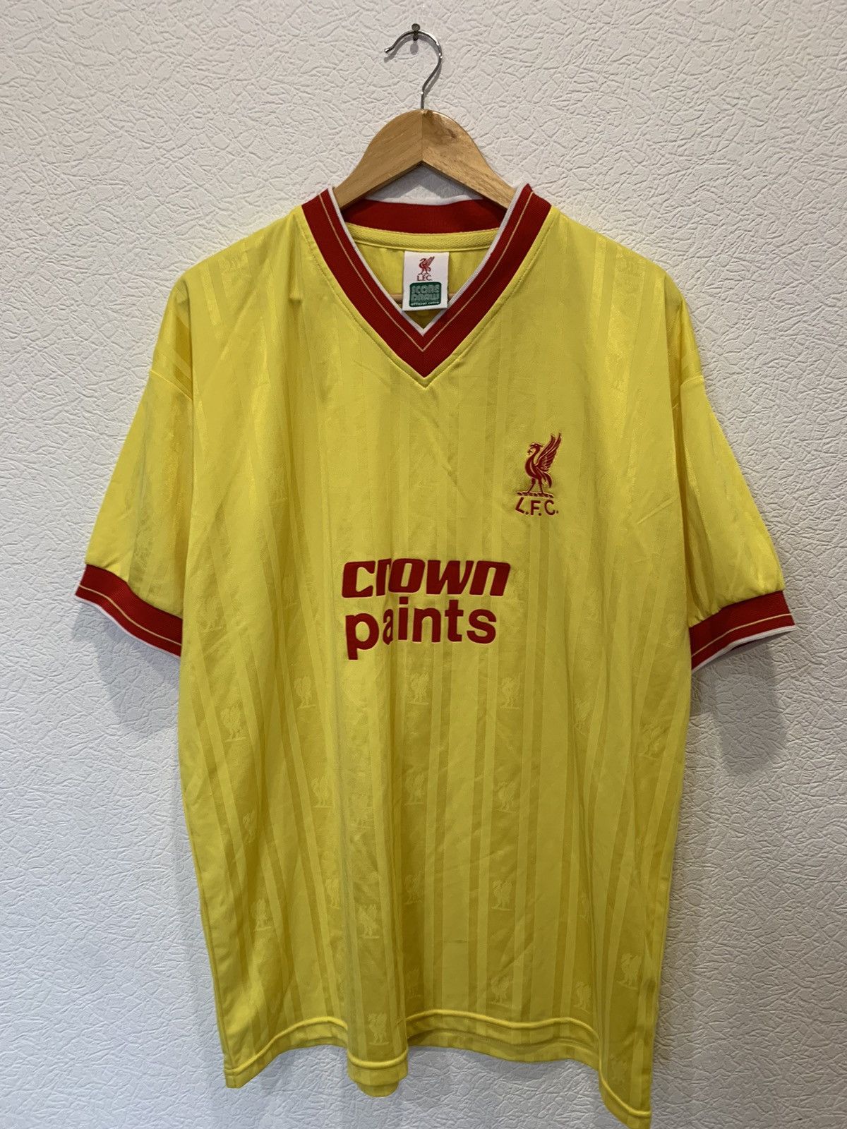 Maillot Rennes Vintage Domicile Années 80 – N°8 Pfizer, Taille M, Fabriqué En France