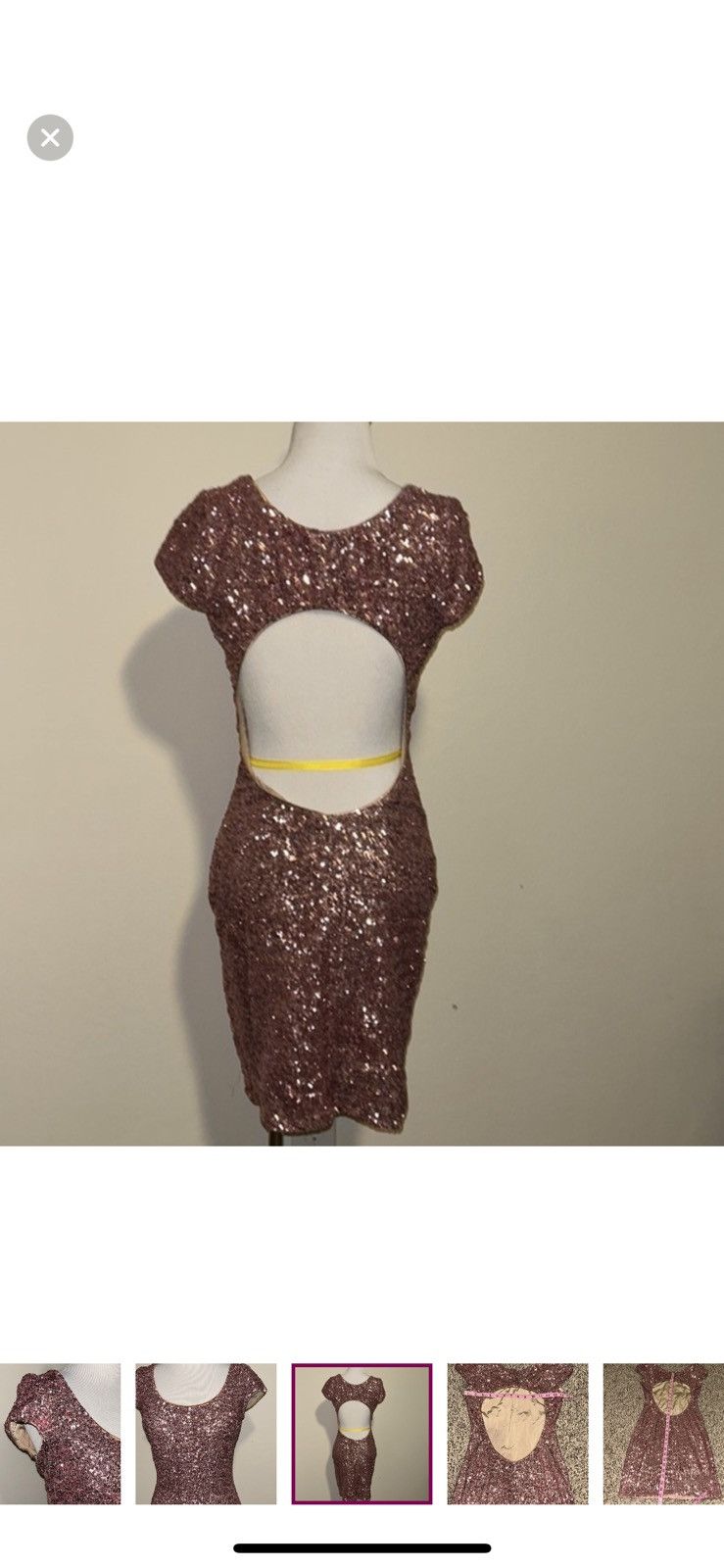 Dress the Population Dress the population medium Gabriella sequin cocktail dress Size M / US 6-8 / IT 42-44 - 3 Thumbnail