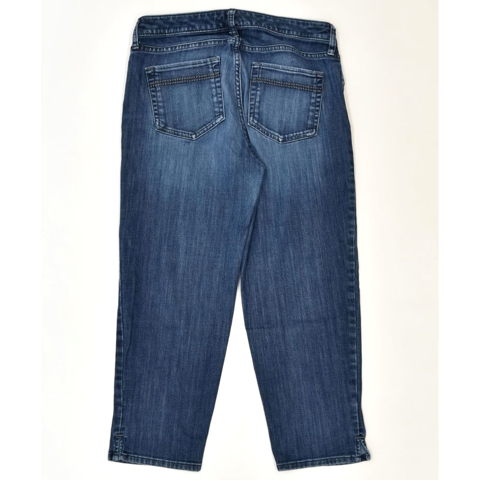 Eddie Bauer EDDIE BAUER Womens Slim Jeans Navy Blue Cotton Classic US 4 Small W28 L23 Size 28" / US 6 / IT 42 - 2 Thumbnail