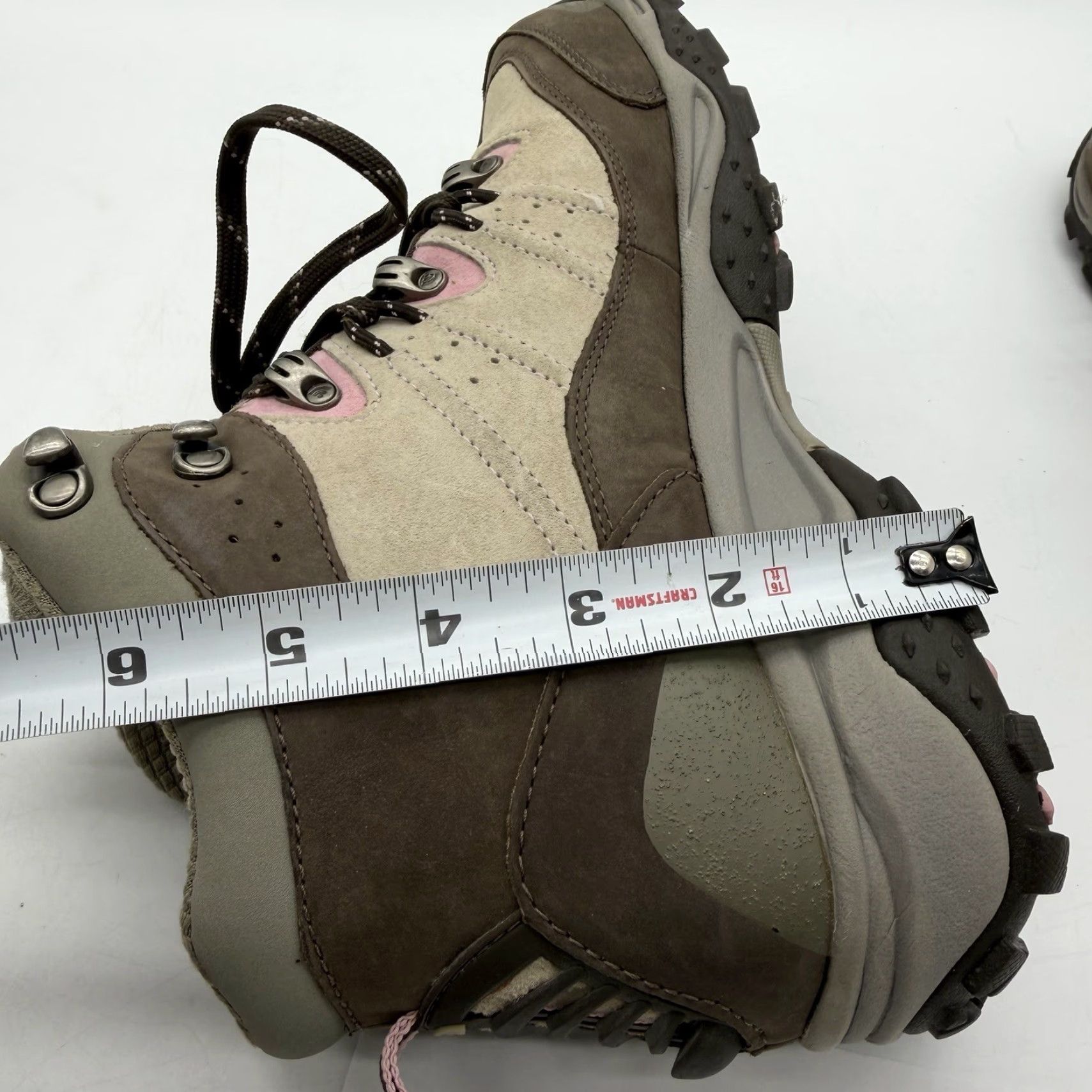 The North Face VINTAGE The North Face Winter Boots Women 11 Brown Leather 200G Primaloft Snow Hiking Boots Beige Combat Shoes Size US 11 / IT 41 - 2 Thumbnail