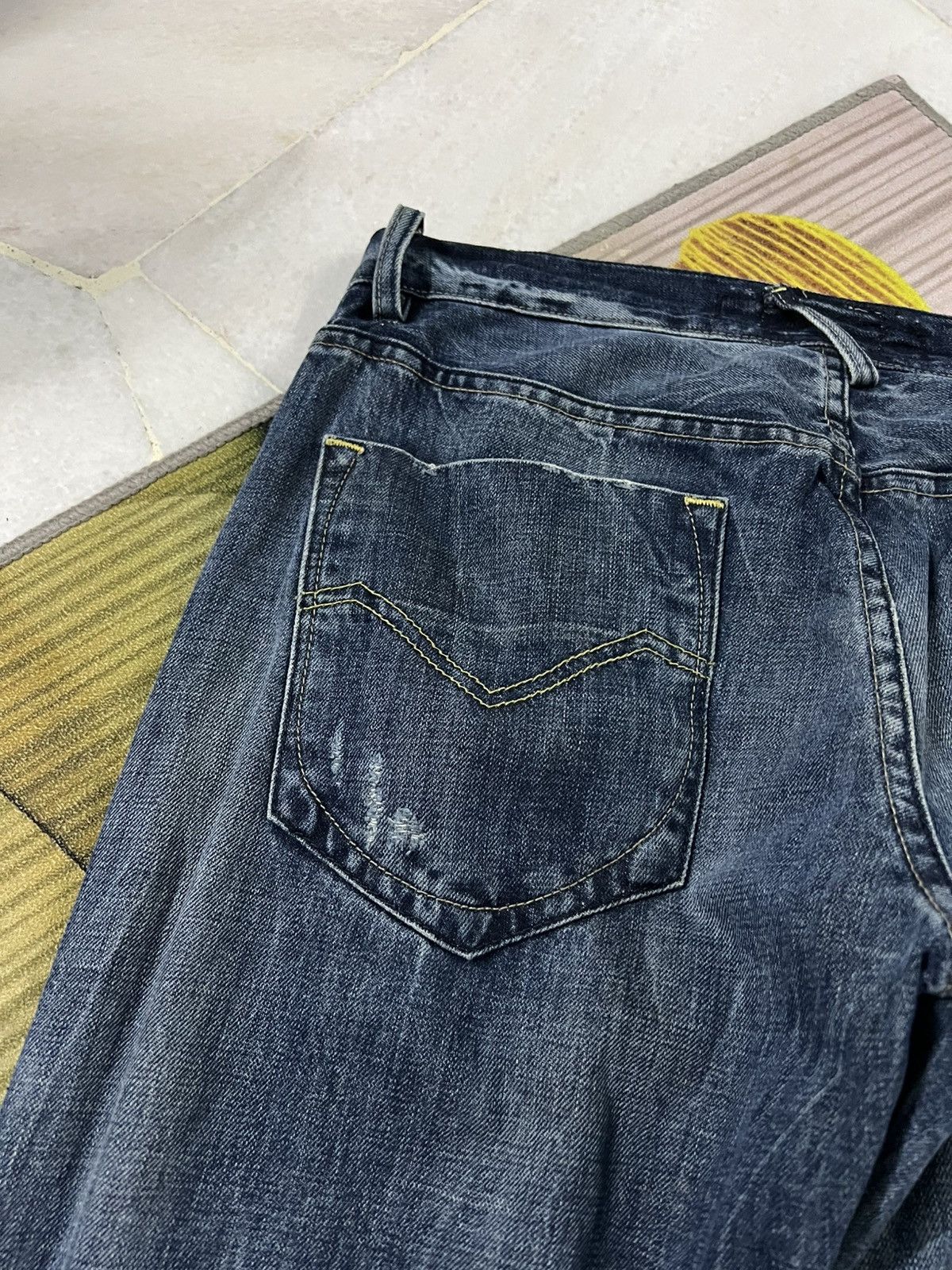 Energie × Jean 💥Flare💥Energie Distress Jean Size US 33 - 17 Thumbnail