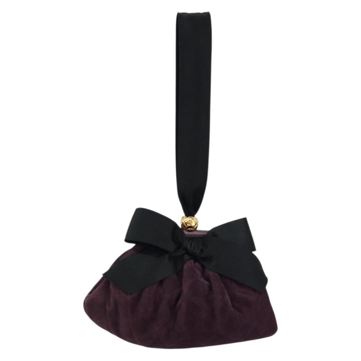 Chanel Chanel Bow cluth Suede Size ONE SIZE - 1 Thumbnail