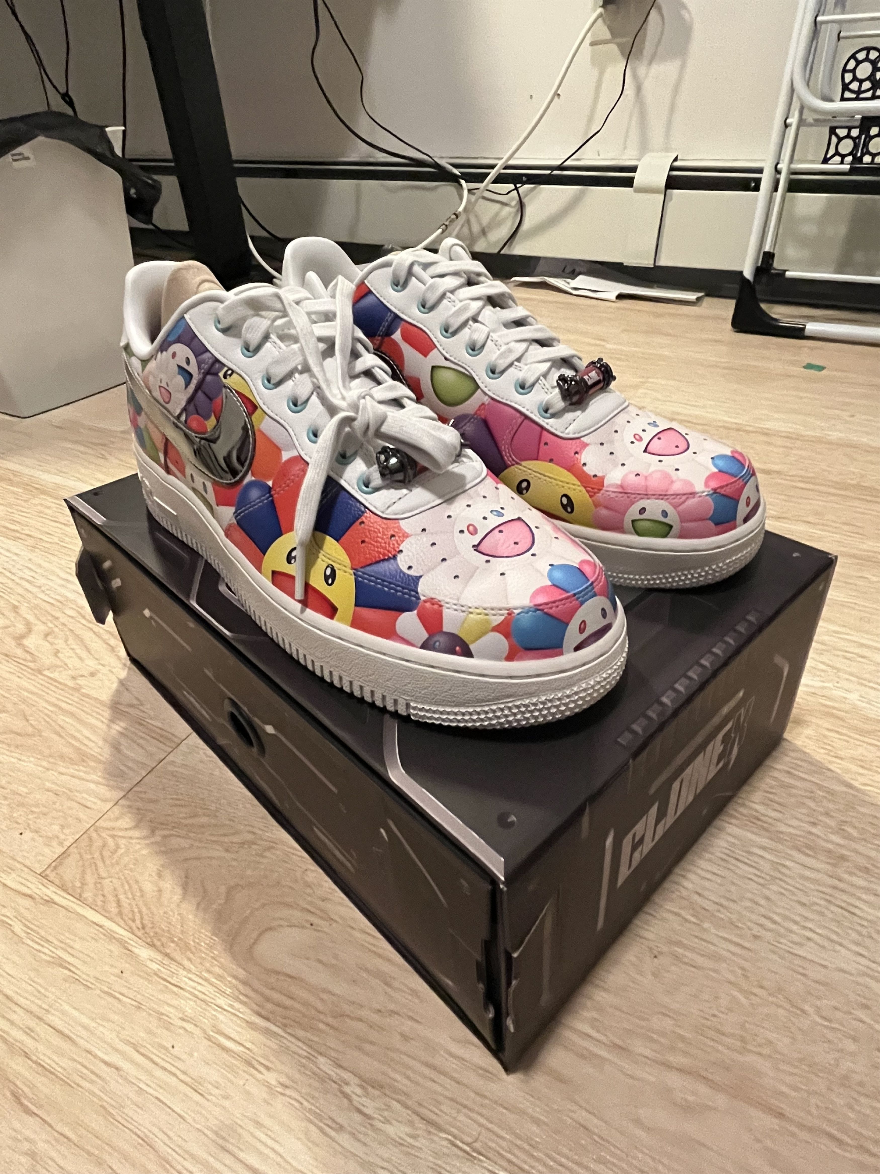 takashi murakami air force ones