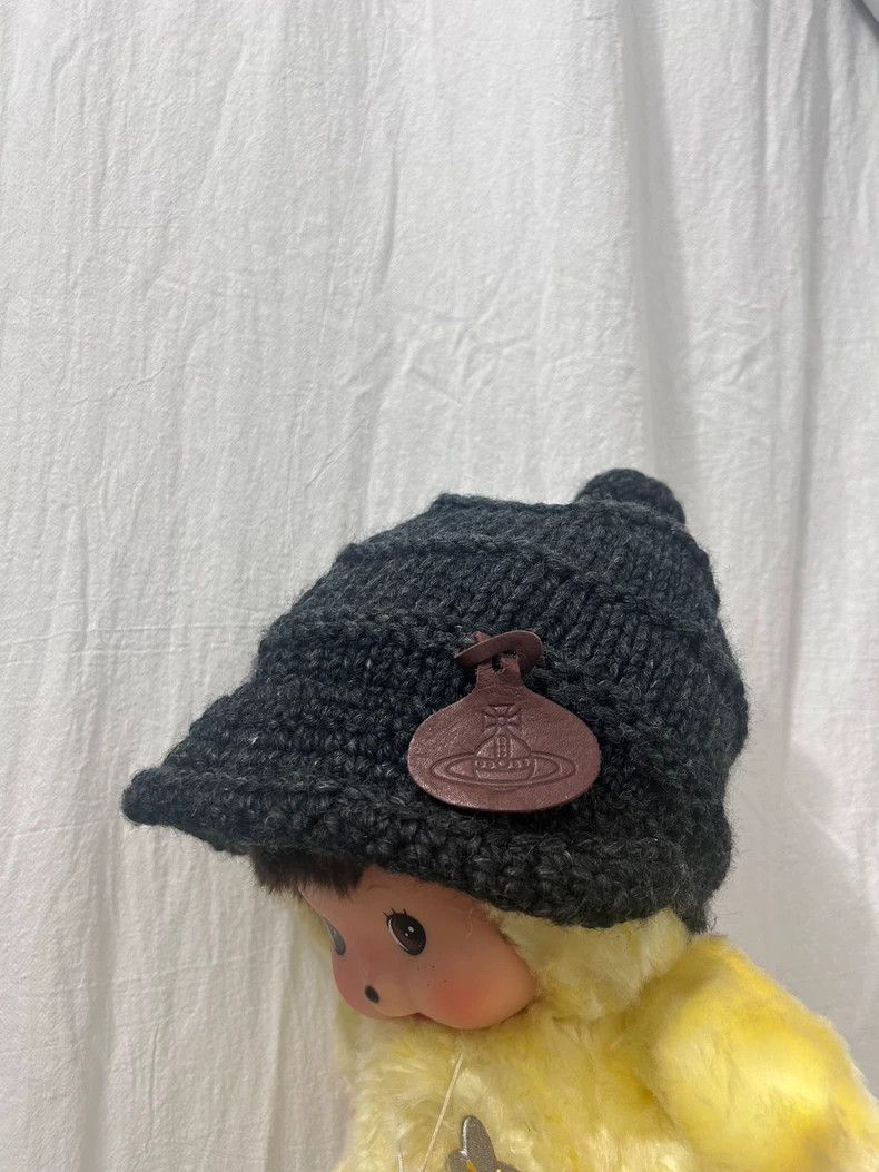 Vivienne Westwood Vivienne Westwood Dark grey knit cap Size ONE SIZE - 3 Thumbnail