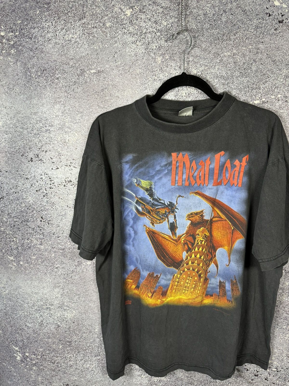 Band Tees × Vintage 🇺🇸 Vintage 1994 Meat Loaf Europe Tour Rock T-Shirt size XL Size US XL / EU 56 / 4 - 3 Thumbnail