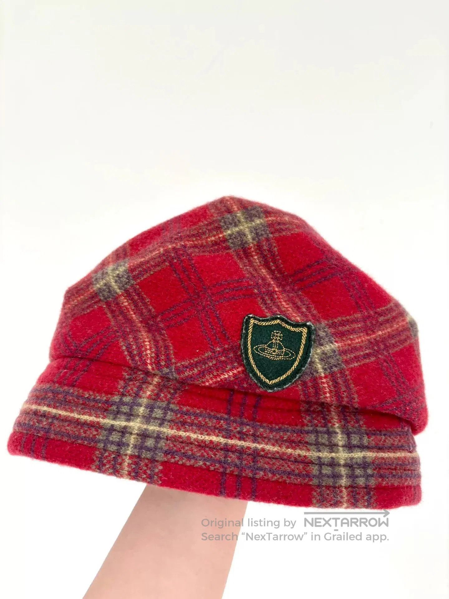 Vivienne Westwood vivienne westwood red plaid baker boy hat. Size ONE SIZE - 1 Thumbnail