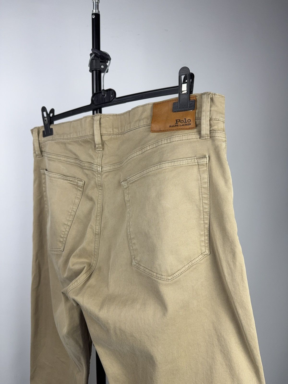 Polo Ralph Lauren Retro Luxury Vintage 90s Polo Ralph Lauren Beige Chino Pants Size US 36 / EU 52 - 9 Thumbnail