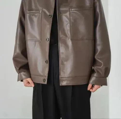 Other Korean fashion retro faux leather jacket Size US M / EU 48-50 / 2 - 4 Thumbnail