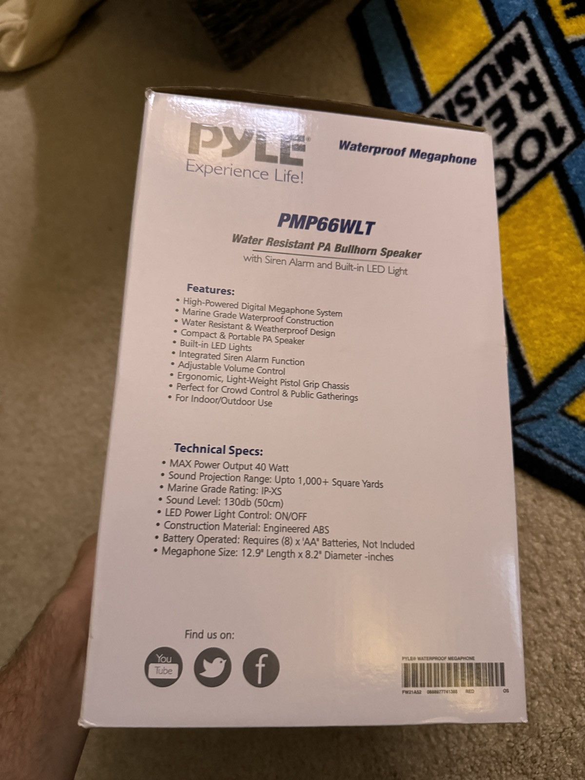 Supreme supreme pyle waterproof megaphone Size ONE SIZE - 5 Thumbnail
