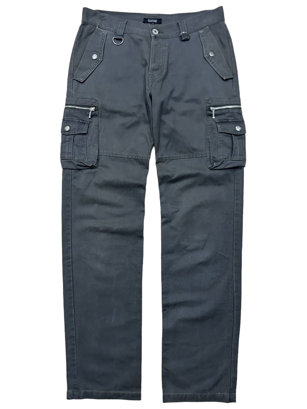 Burberry × Designer Vintage Burberry Cargo Multi Pocket y2k Size US 31 - 2 Thumbnail