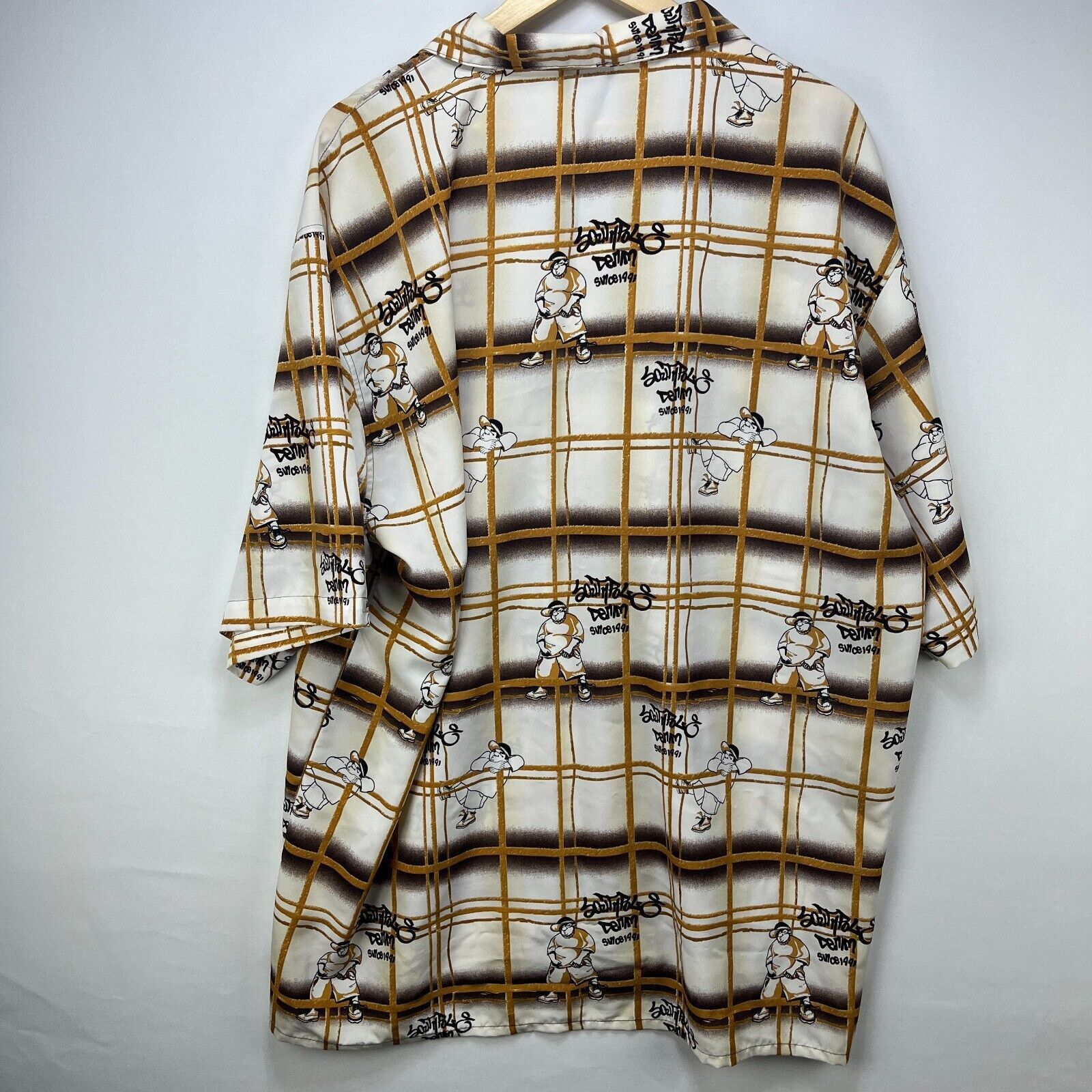 Southpole × Vintage Vintage Y2K South Pole Baggy Button Shirt Hip Hop 2XL Skater Size US XL / EU 56 / 4 - 9 Thumbnail