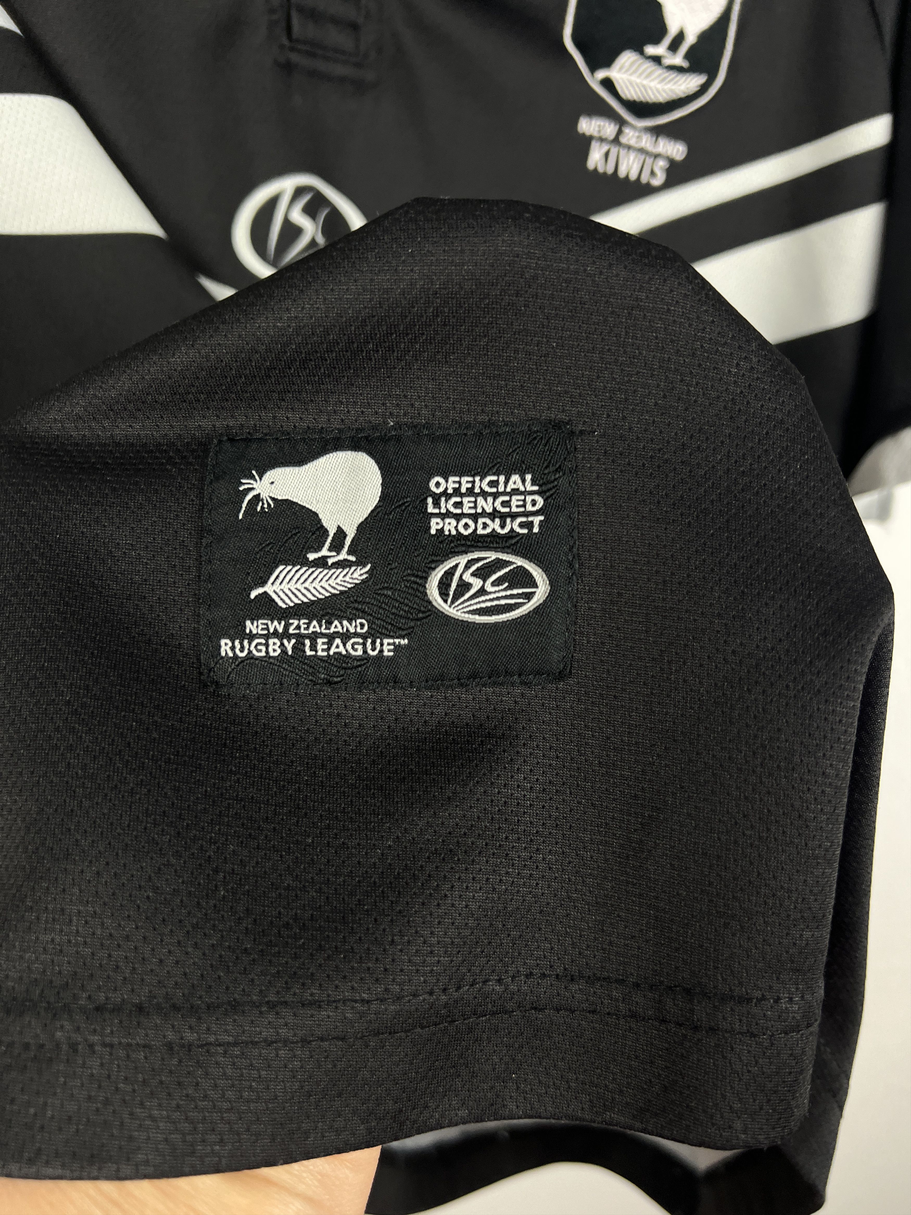 Vintage ISC New Zealand Kiwis Rugby League Jersey Trikot Shirt Size US L / EU 52-54 / 3 - 4 Thumbnail