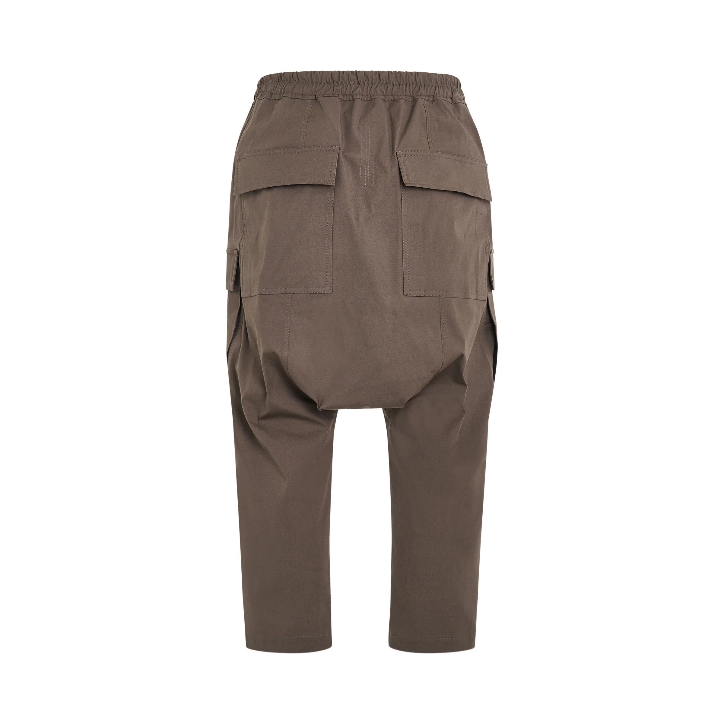 Rick Owens o1mris0824 Cargo Cropped Pants in Dust Size US 30 / EU 46 - 4 Thumbnail