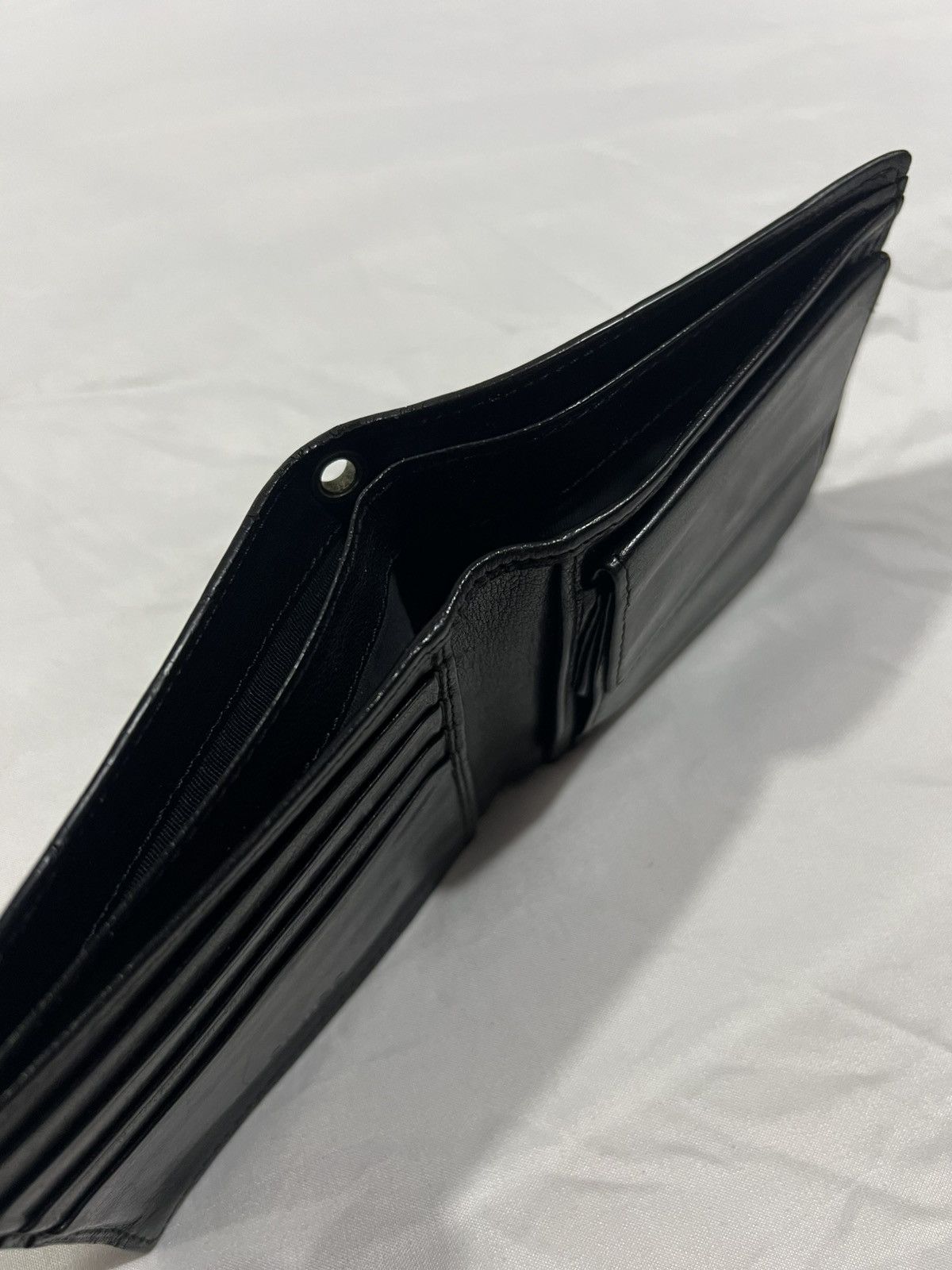 Isamu Katayama Backlash Iconic Bottega Intercciato Piccolo Bi Fold Leather Wallets Size ONE SIZE - 7 Thumbnail