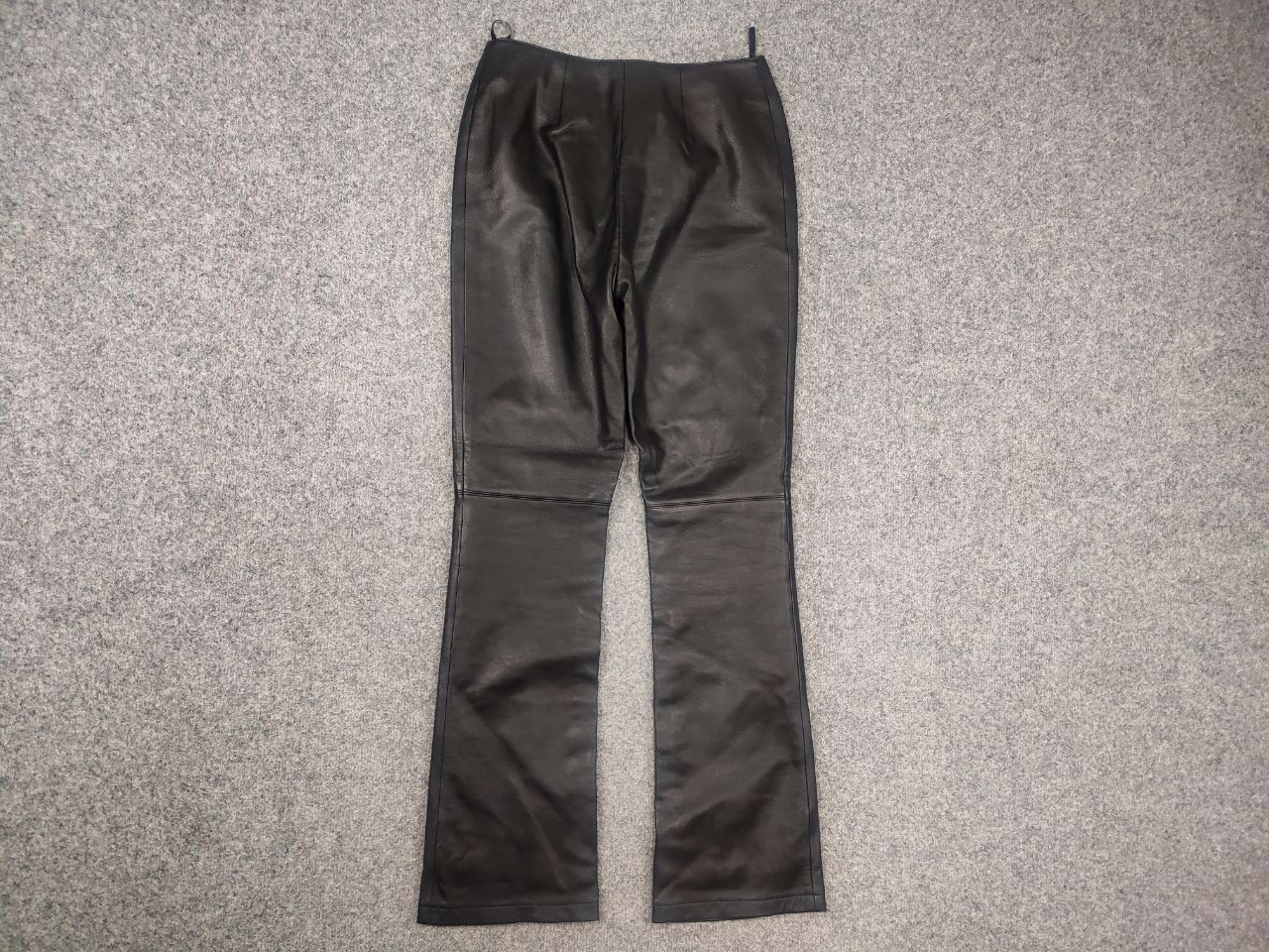 If Six Was Nine Vintage Hysteric Y2K Le Grand Bleu Bootcut Leather Pants Size 30" / US 8 / IT 44 - 8 Thumbnail