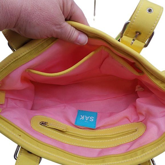The Sak The SAK vintage Belinda bag purse Yellow with Coin pouch Size ONE SIZE - 5 Thumbnail