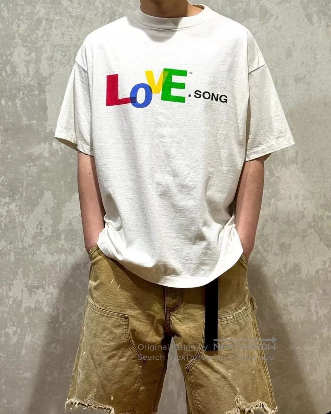 Saint James saint love song vintage tee in white. Size US M / EU 48-50 / 2 - 3 Thumbnail