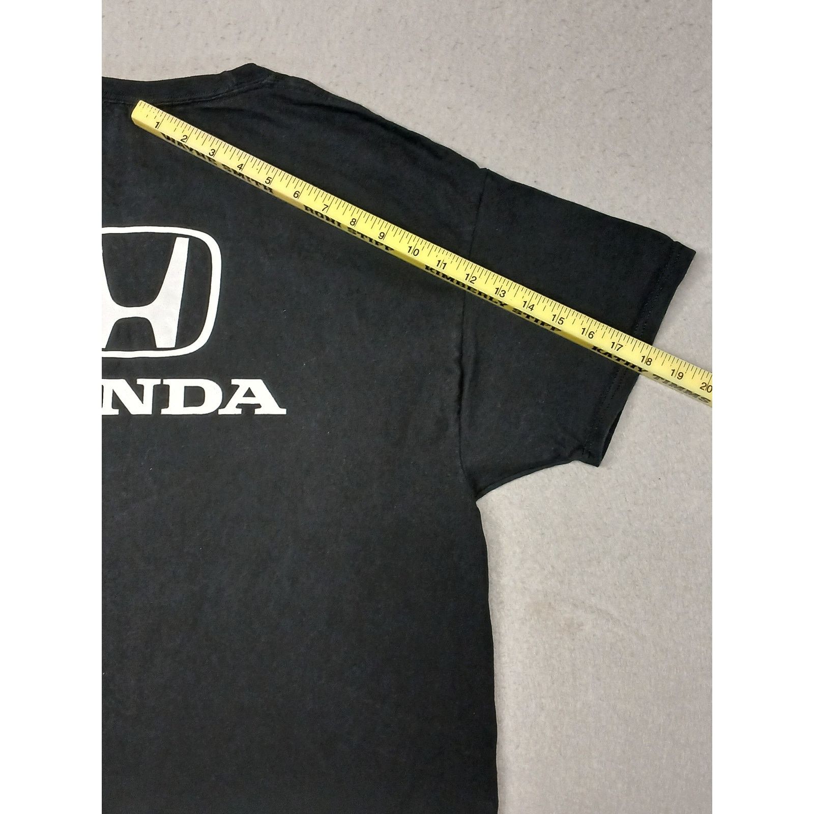 Hanes Hanes (XL) Black Honda Logo Short Sleeve Crew Neck Tee Shirt Size US XL / EU 56 / 4 - 9 Thumbnail