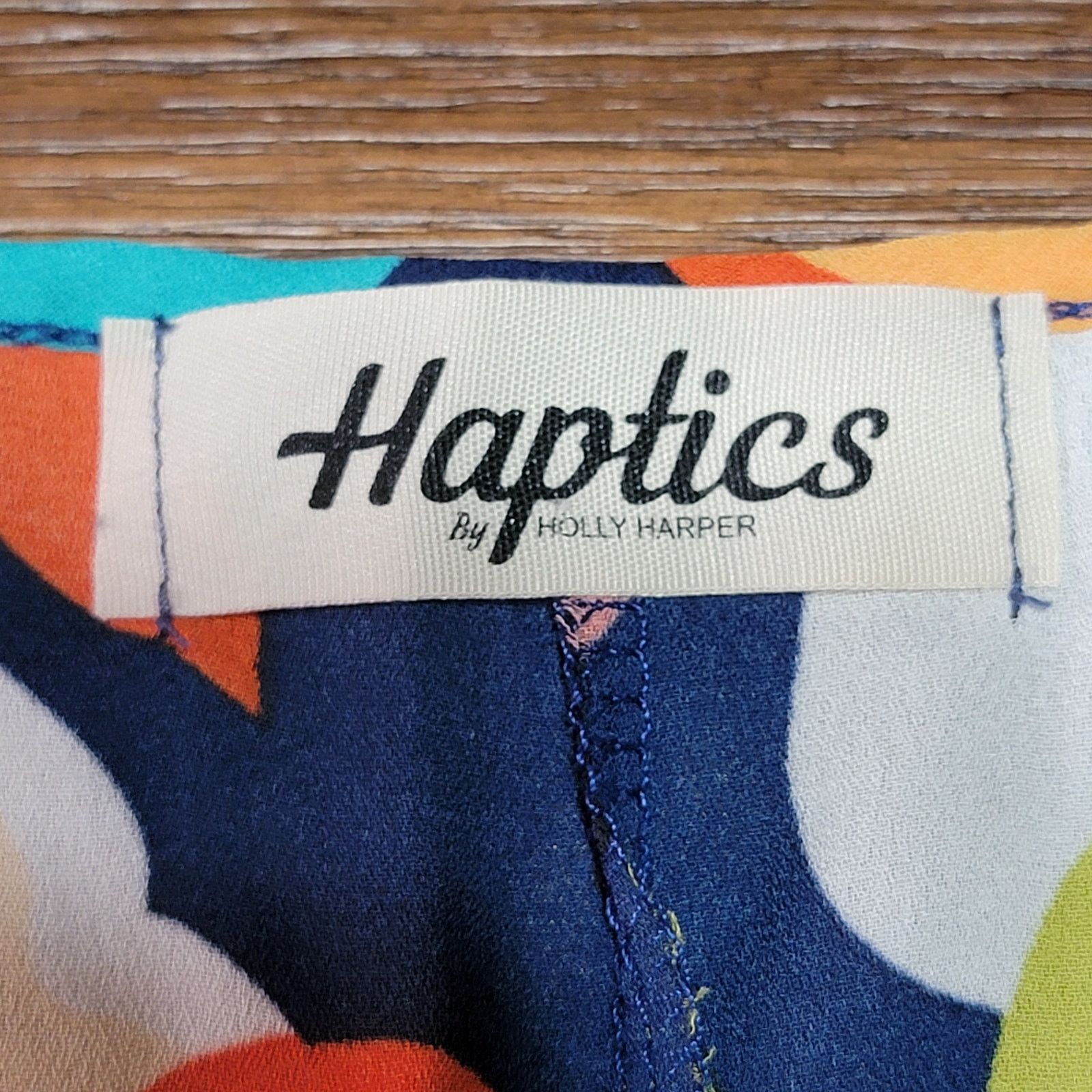 Other Haptics by Holly Harper Multi-Color Floral Blouse - Size 2X Size XXL / US 16-18 / IT 52-54 - 4 Thumbnail