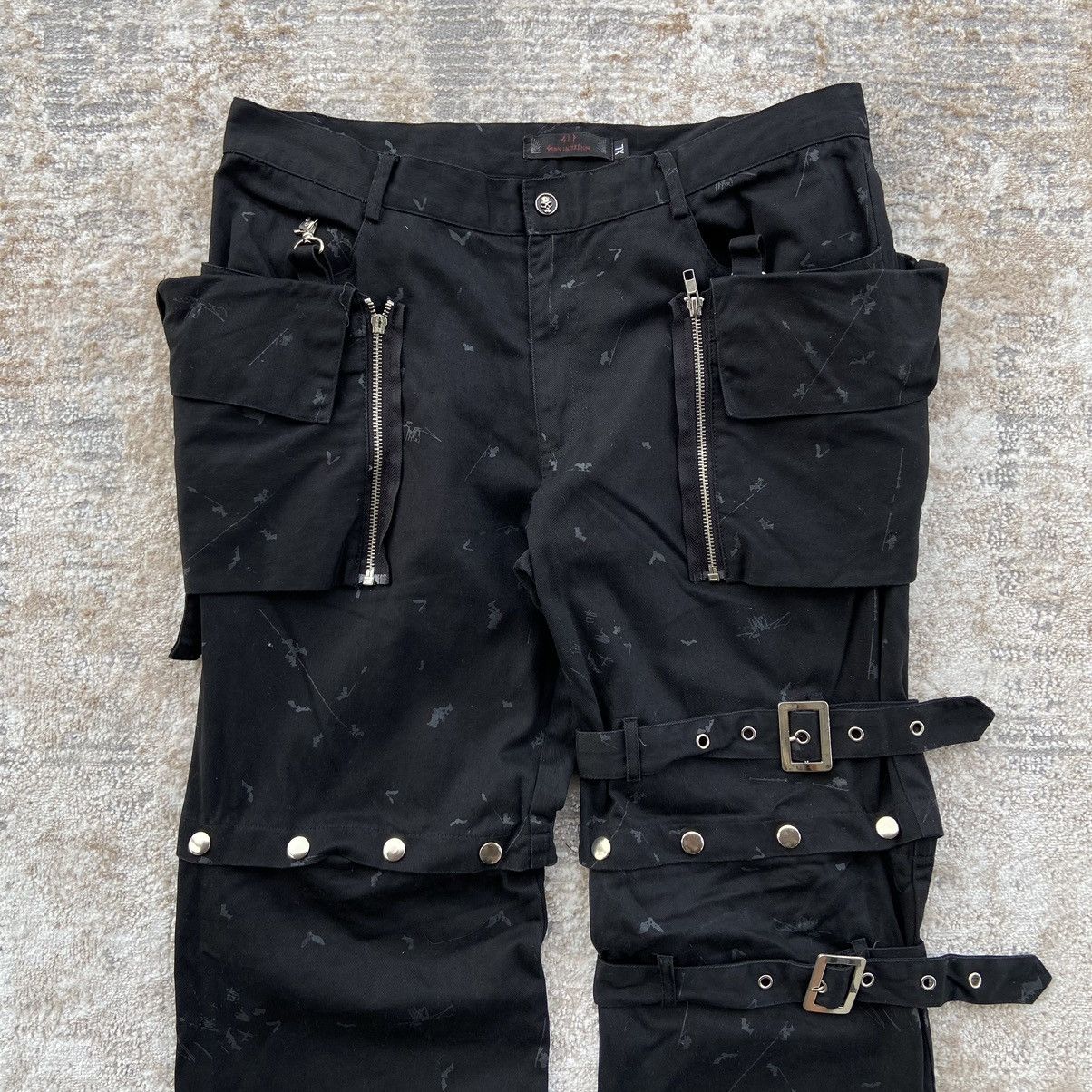 Japanese Brand × Seditionaries × Tripp NYC 🛒SENDOFFER🛒 Japanese G.L.P Punk Gothic Bondage Pants Size US 34 / EU 50 - 4 Thumbnail