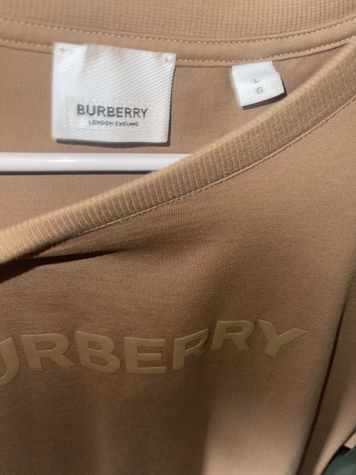 Burberry BURBERRY Logo Print T-shirt Size US L / EU 52-54 / 3 - 5 Thumbnail