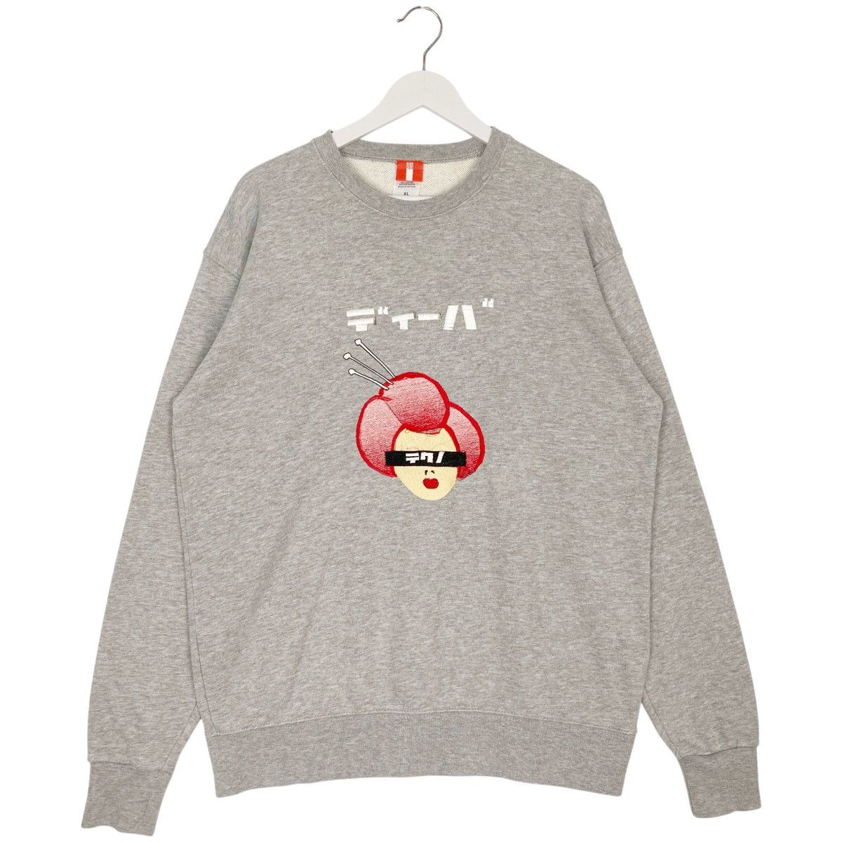 Vintage Vintage DIVA Japan Sweatshirt Crewneck Grey Size XL Size XL / US 12-14 / IT 48-50 - 1 Thumbnail