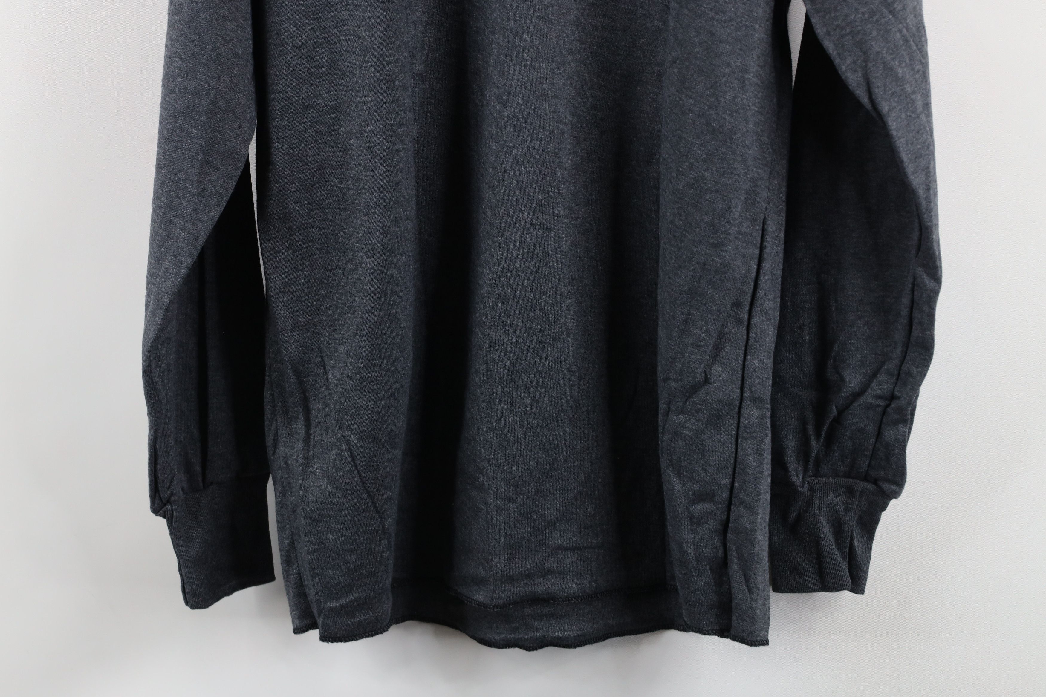 Vintage Vintage 90s Streetwear Long Sleeve T-Shirt Heather Gray Size US M / EU 48-50 / 2 - 7 Thumbnail