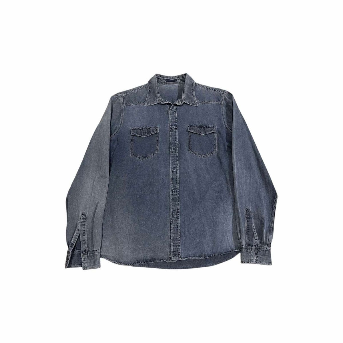 Prada 🔥Archived Prada Indigo Denim Shirt 2012 Size US L / EU 52-54 / 3 - 3 Thumbnail