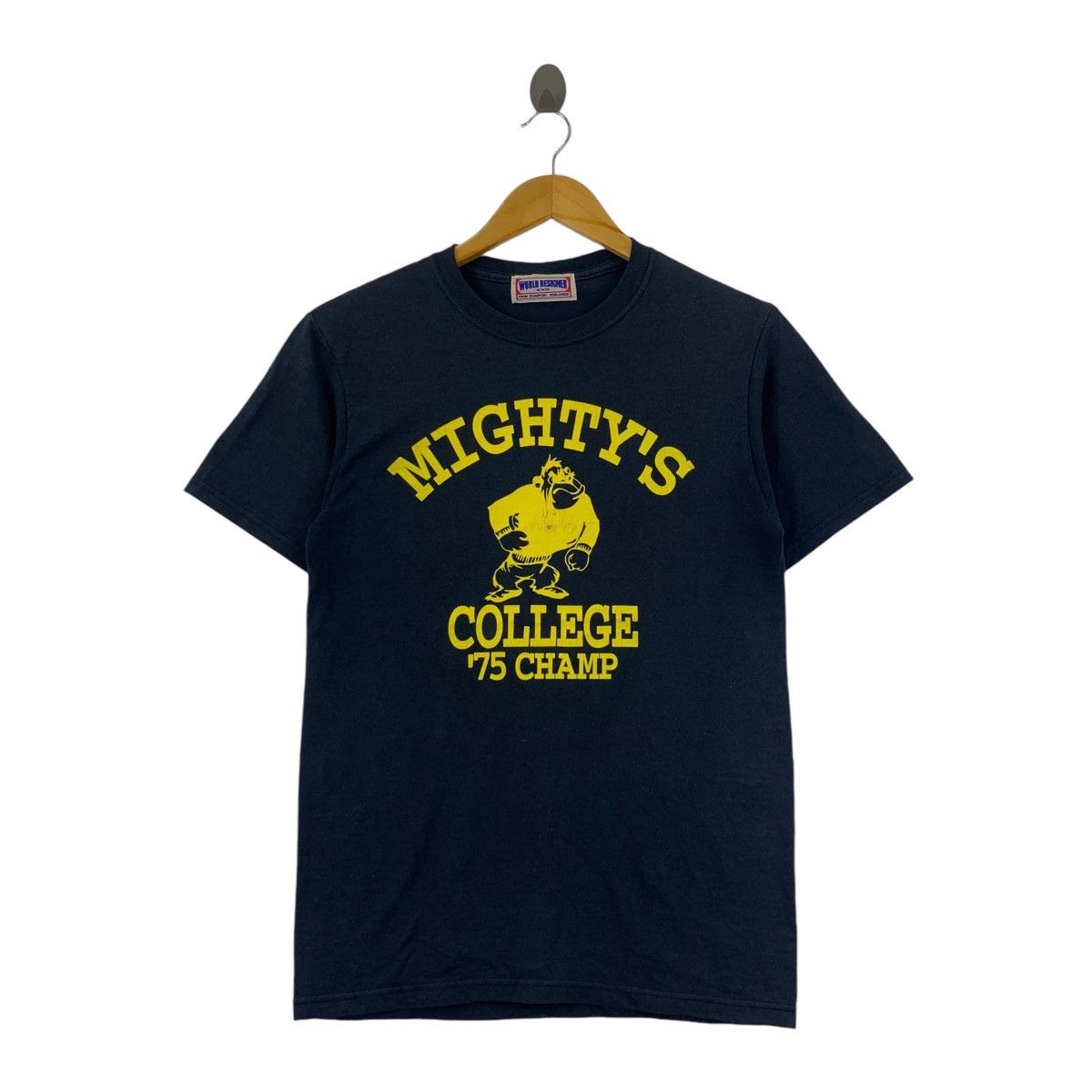 Vintage Vintage MIGHTY’S COLLEGE CHAMP 75 Mascot Tee Shirt Size XS / US 0-2 / IT 36-38 - 1 Thumbnail