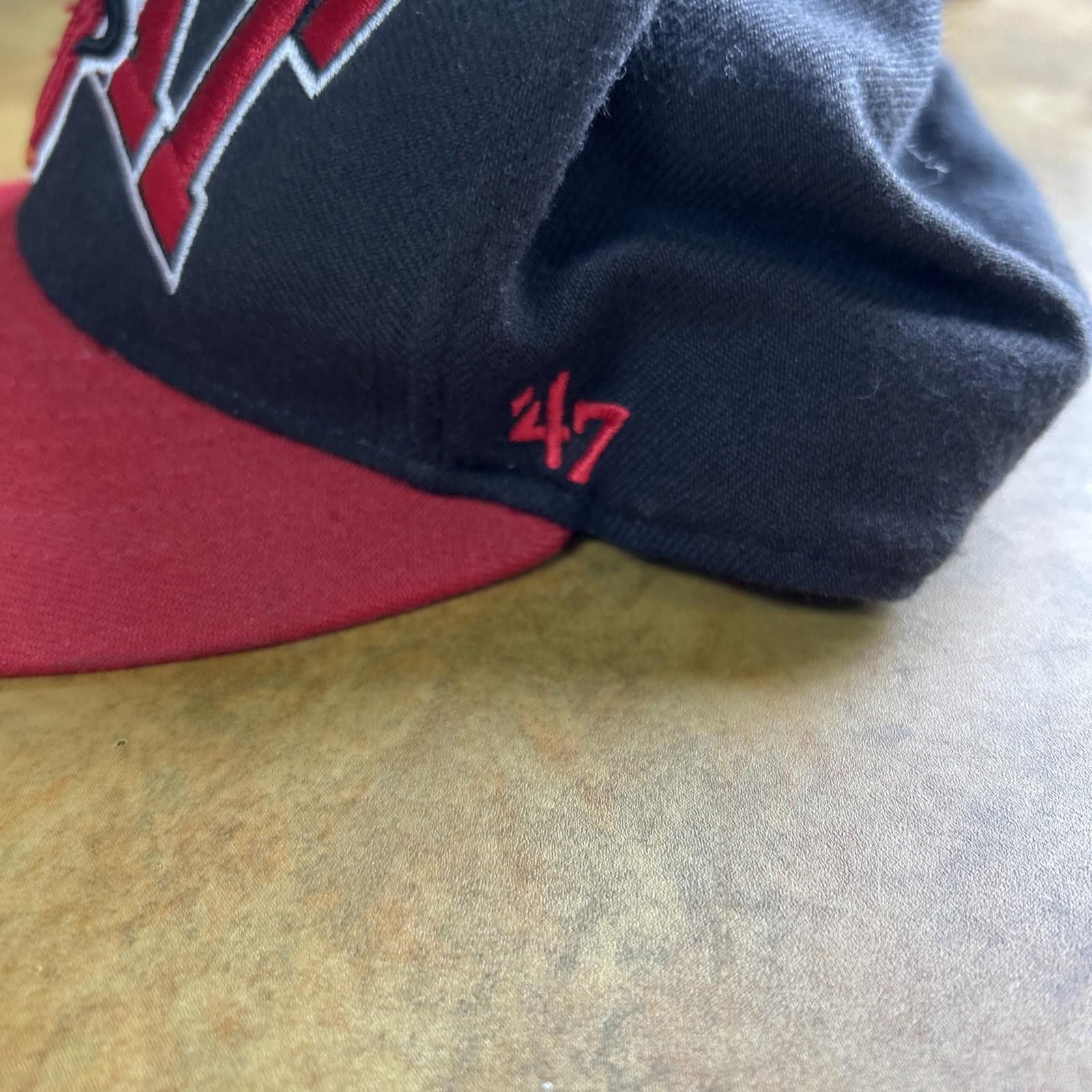 47 Miami Heat ~ NBA Hardwood Classics ~'47 Brand Snapback Hat Size ONE SIZE - 2 Thumbnail