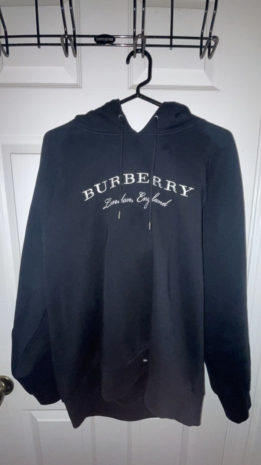 image of Burberry Men’S Black Hoodie, Men's (Size XL)