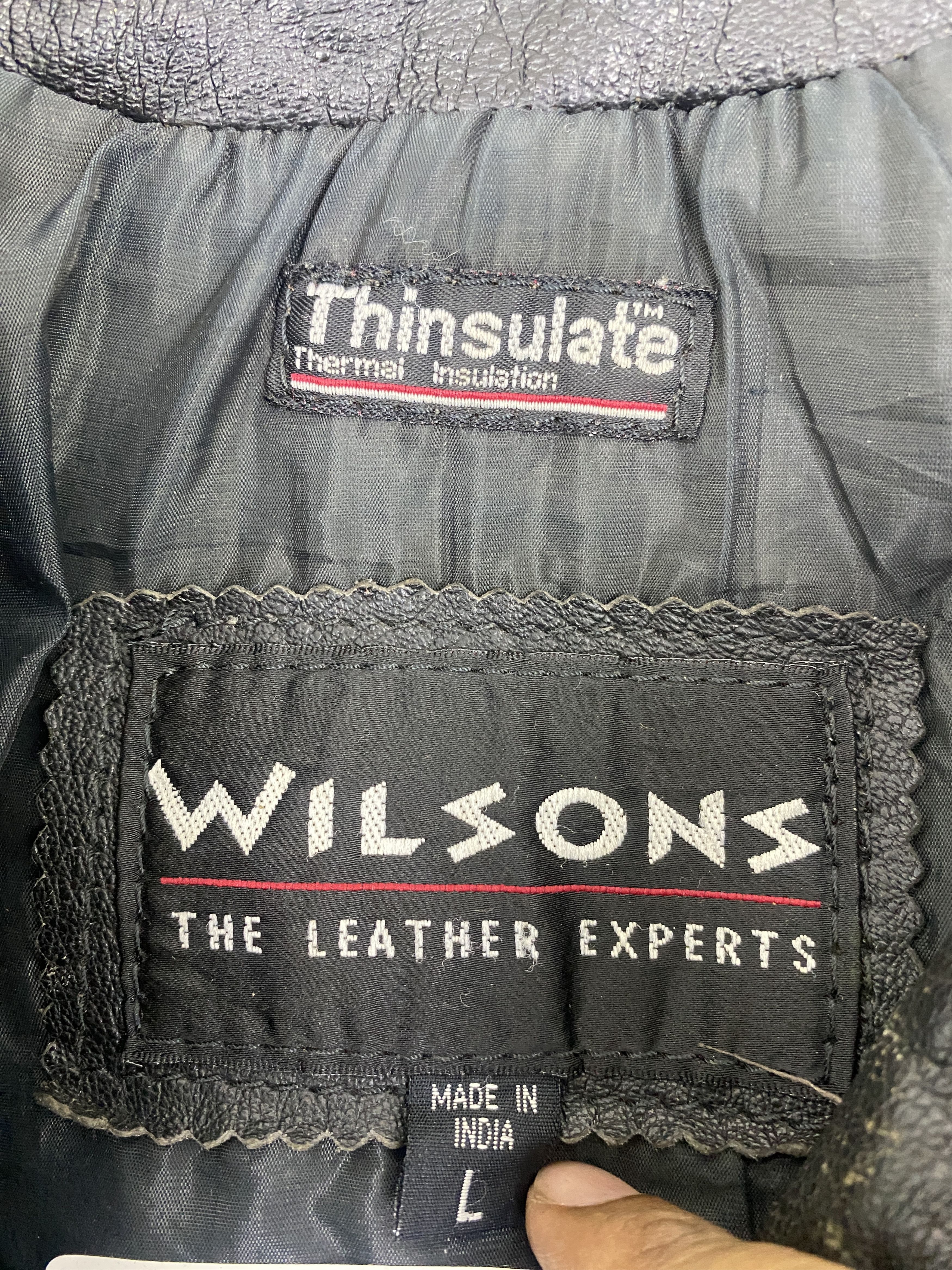 If Six Was Nine Vintage Wilsons Leather Thinsulate Punk Style Jacket J2001 Size US L / EU 52-54 / 3 - 9 Thumbnail