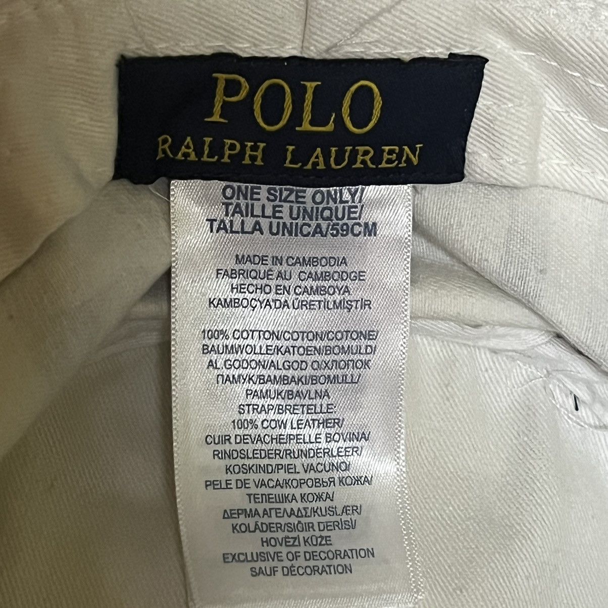 Polo Ralph Lauren Polo Ralph Lauren Big Logo Colour Block Bucket Hat Size ONE SIZE - 5 Thumbnail