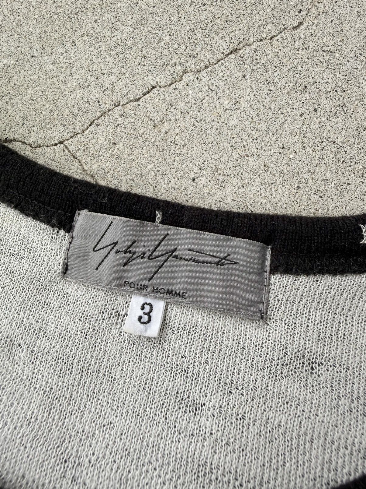 Yohji Yamamoto Yohji Yamamoto POUR HOMME 04AW Black Nordic Sweater Size US M / EU 48-50 / 2 - 8 Thumbnail