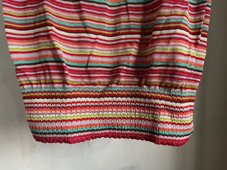 Comme des Garcons Comme des Garcons size 均码 Colored striped knitted short-sl Size S / US 4 / IT 40 - 4 Thumbnail