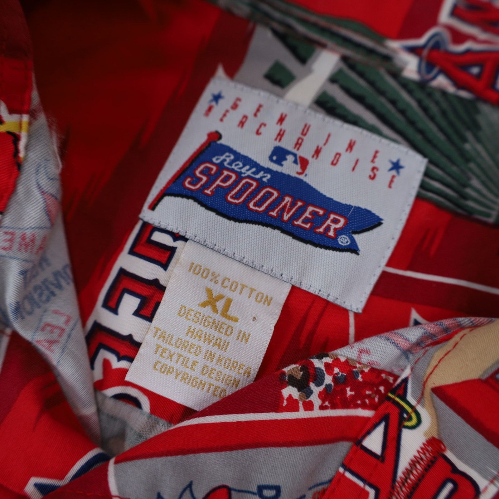MLB × Reyn Spooner × Vintage VTG Reyn Spooner Anaheim Angels Baseball Hawaiian Shirt Size US XL / EU 56 / 4 - 6 Thumbnail