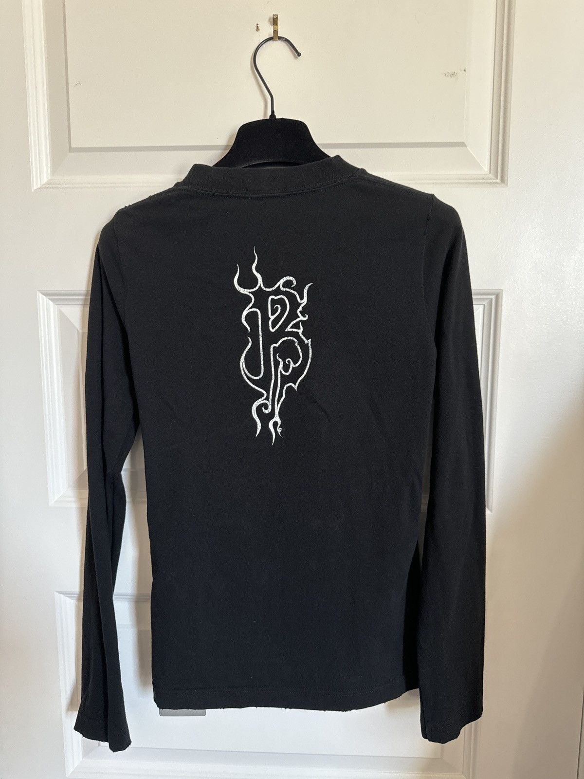 Balenciaga Balenciaga Spring 24 Darkwave Heavy Metal Fitted Longsleeve Size US L / EU 52-54 / 3 - 2 Thumbnail