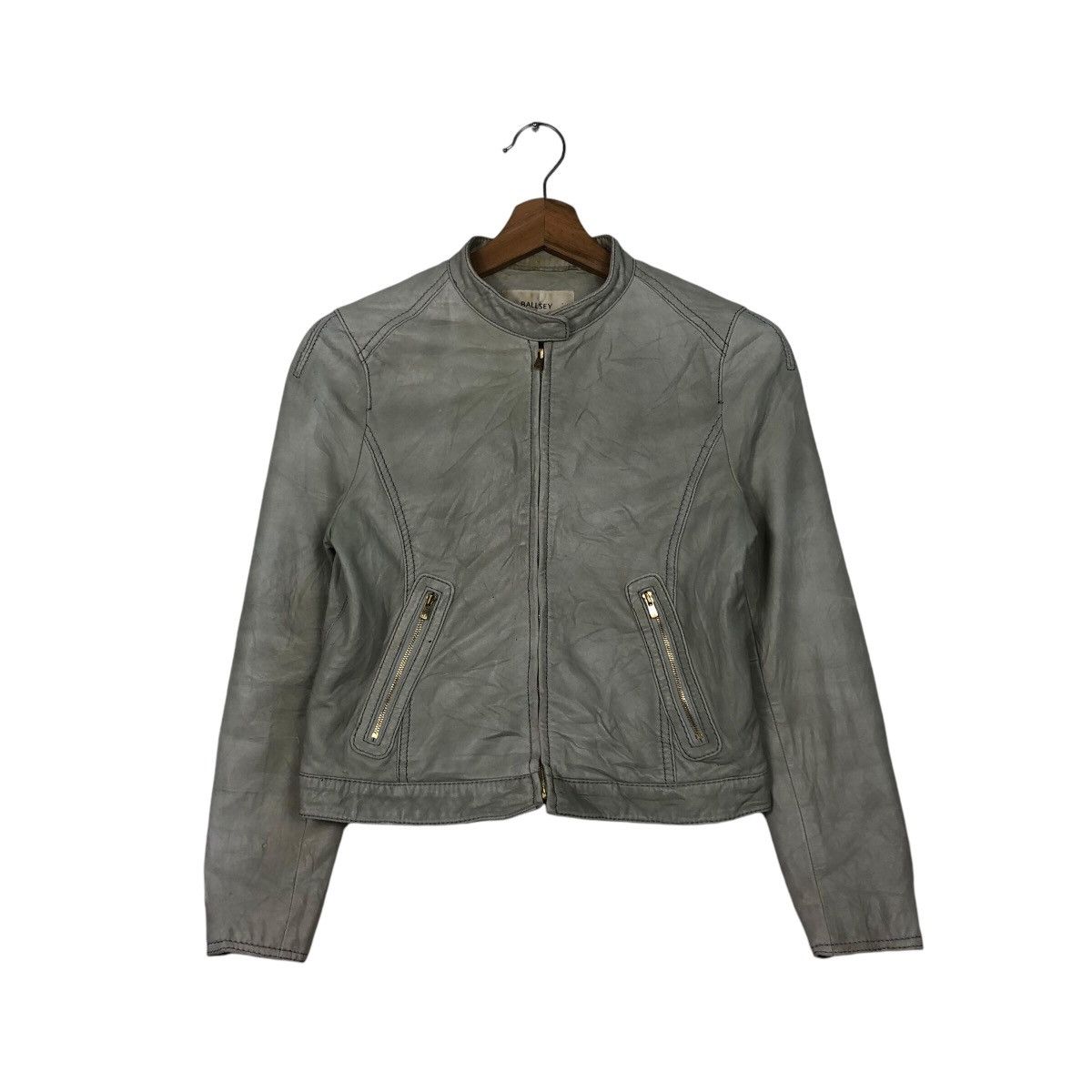 Japanese Brand 📌Vintage Cropped Leather Biker Jacket Ballsey Size US M / EU 48-50 / 2 - 2 Thumbnail