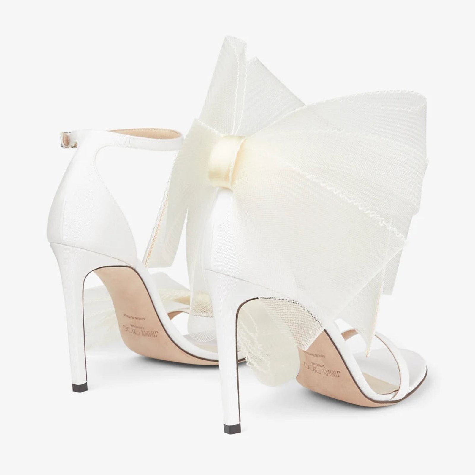 Jimmy Choo Jimmy Choo Aveline 100 Latte Sandals with Asymmetric Size US 6 / IT 36 - 6 Thumbnail