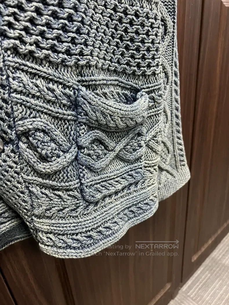 RRL Ralph Lauren RRL Ralph Lauren Corroded water washed blue dyed knitted j Size US L / EU 52-54 / 3 - 5 Thumbnail