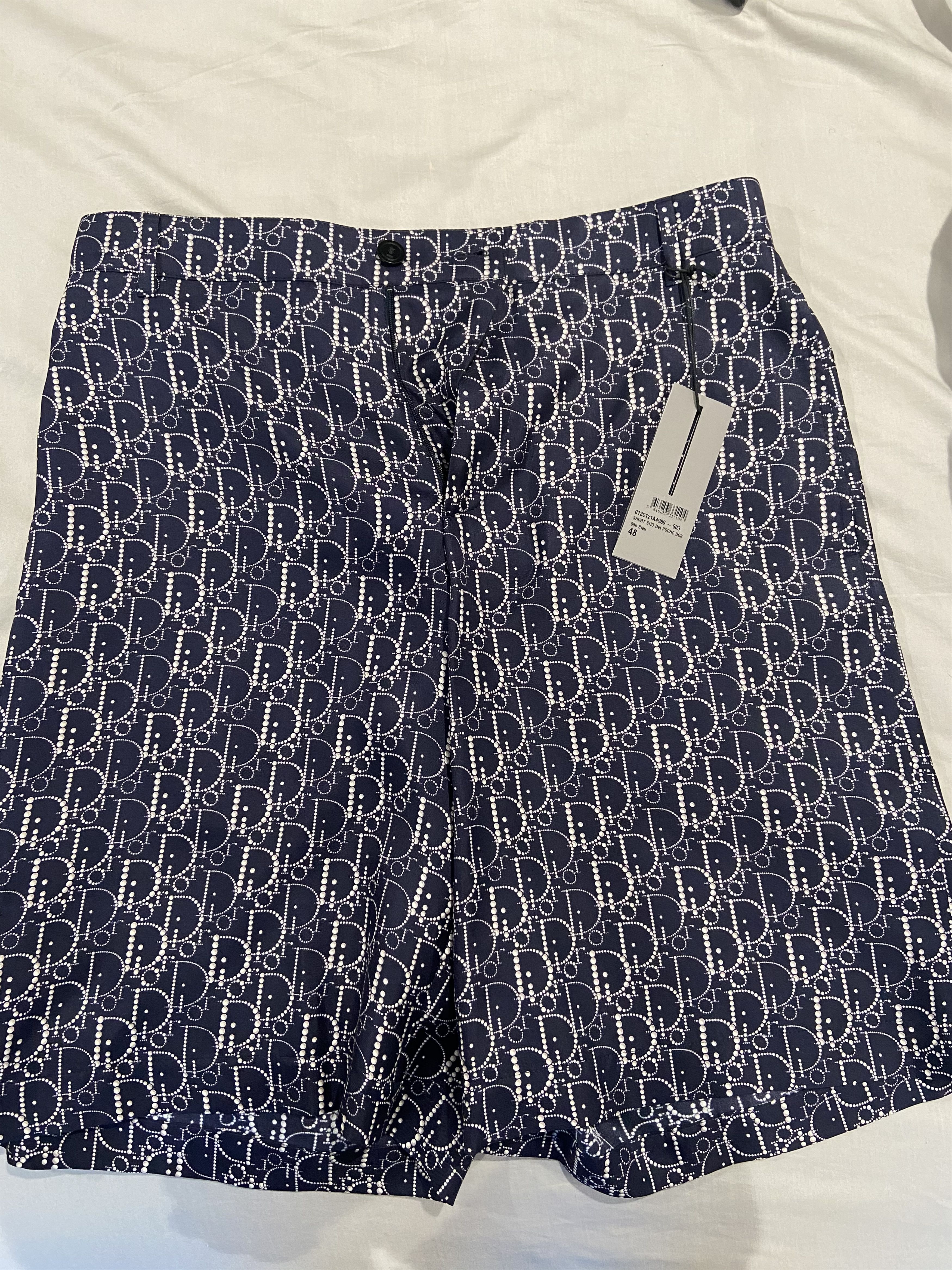 Christian Dior Monsieur Dior silk pearl shorts Size US 32 / EU 48 - 7 Thumbnail