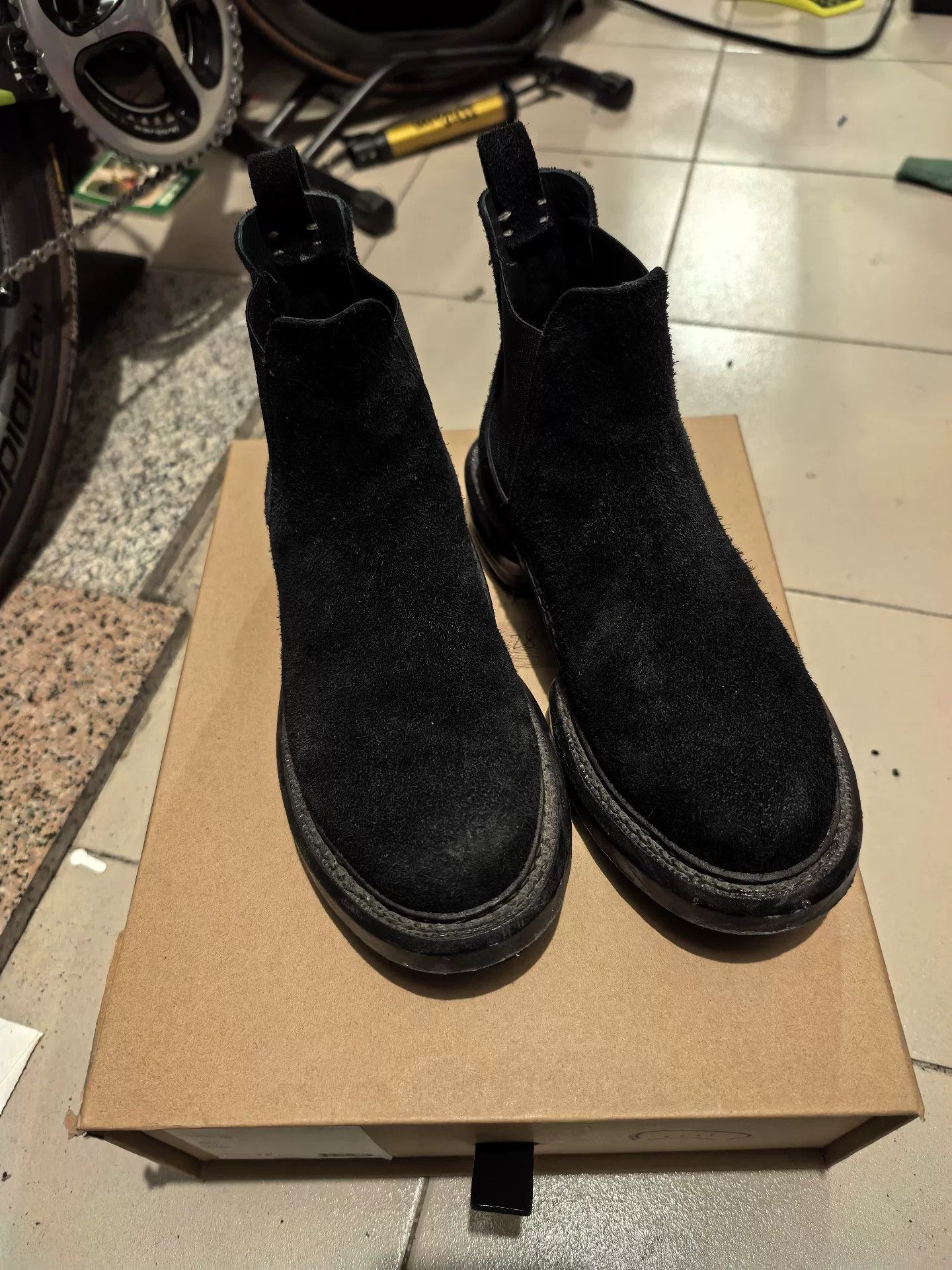 Feit FEIT Radiance Blue Chelsea Black Suede Size US 8 / EU 41 - 1 Thumbnail